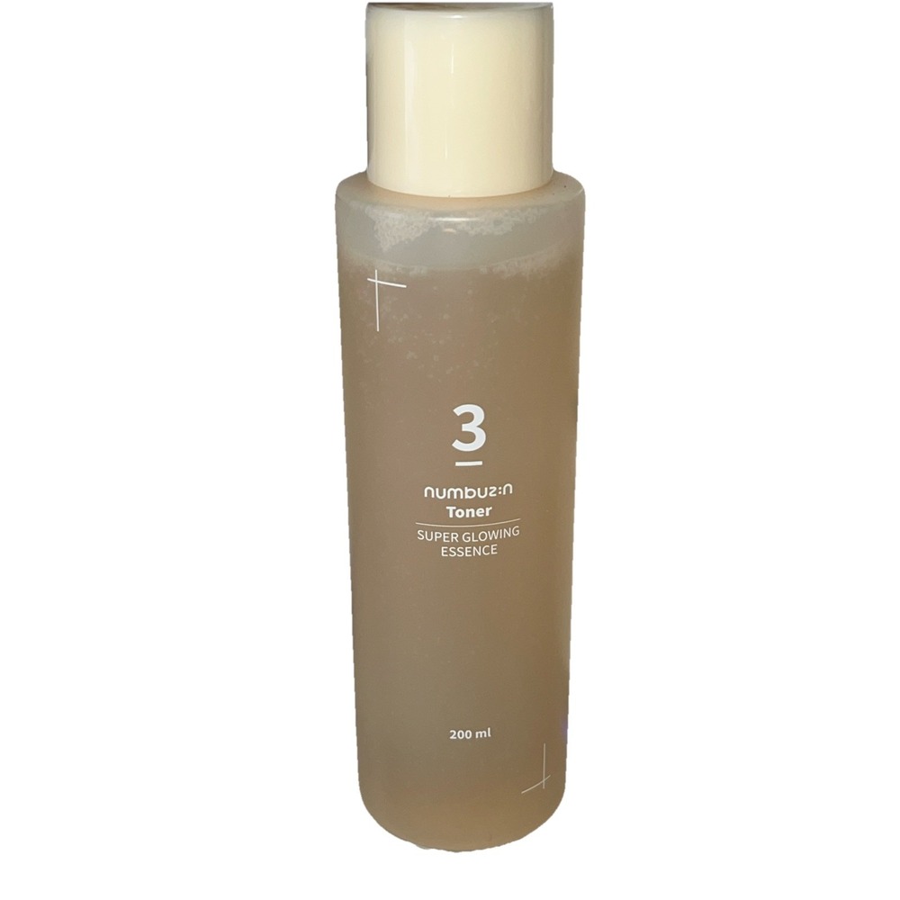 Numbuzin No.3 Super Glowing Essence Toner 200ml 6.76oz NEW